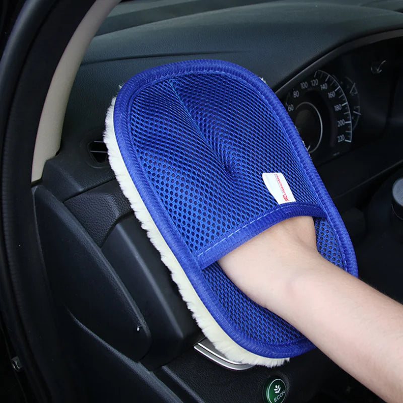 Car Cleaning Brush & Gloves