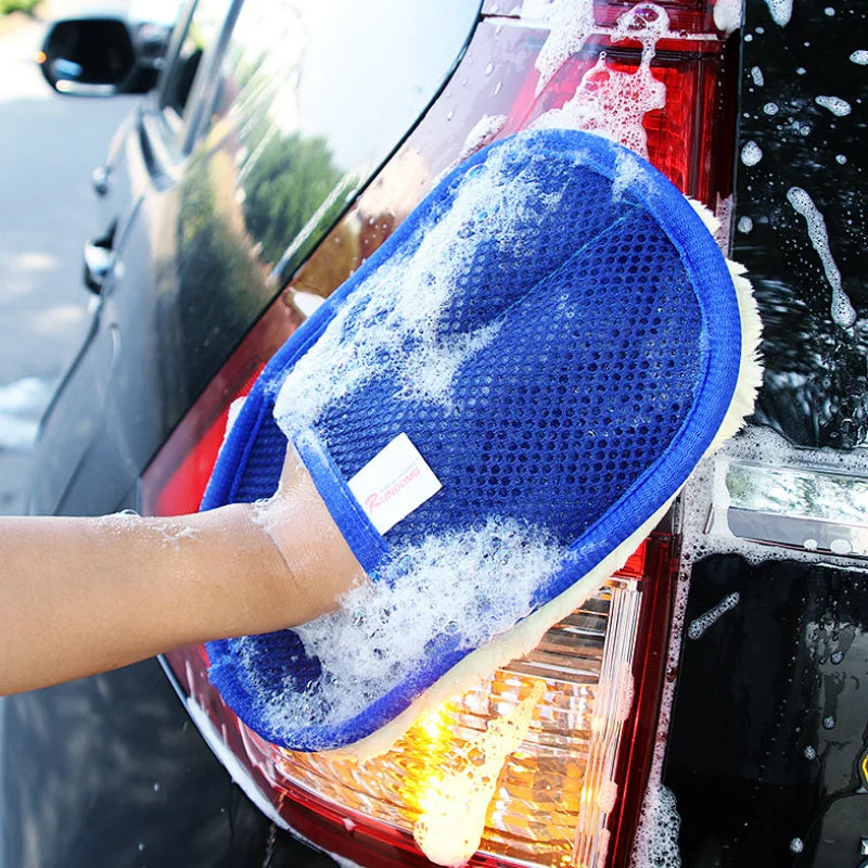 Car Cleaning Brush & Gloves