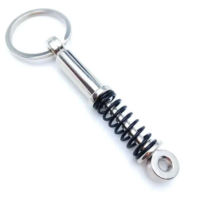 Metal Car Wheel Keychain