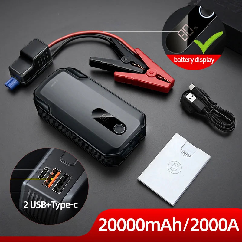 Emergency Jump Starter 20000mAh