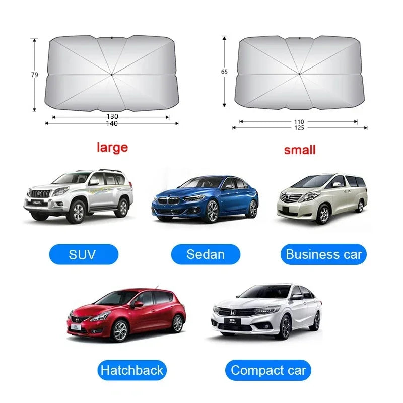 Foldable Car Sunshade Umbrella