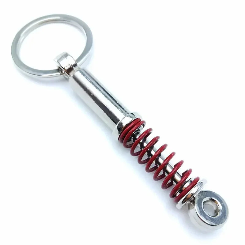 Metal Car Wheel Keychain