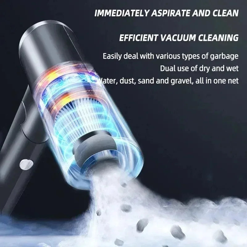 Portable Wireless Car Vacuum Cleaner 120W High Power