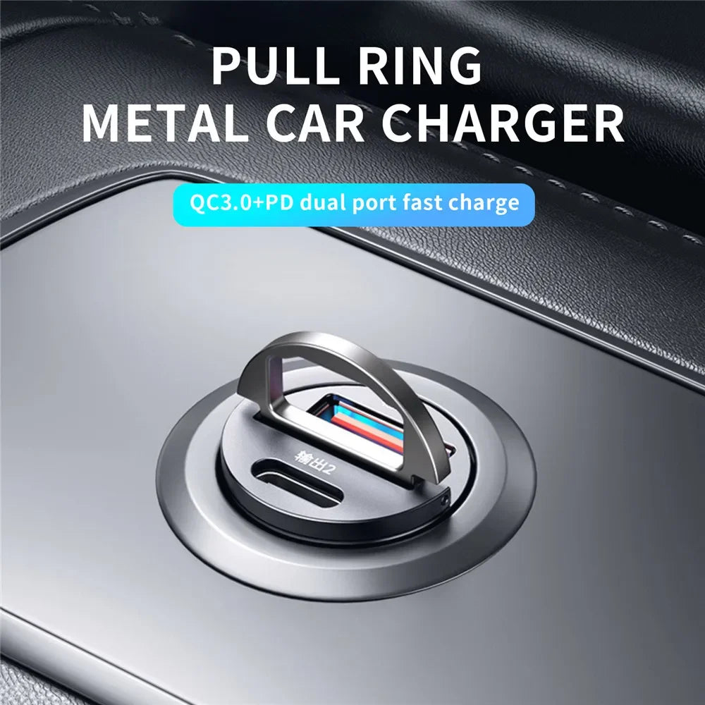 Mini USB Type-C Car Charger