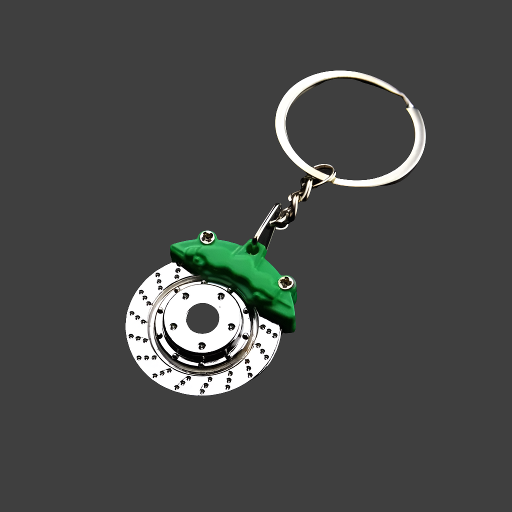 Metal Car Wheel Keychain