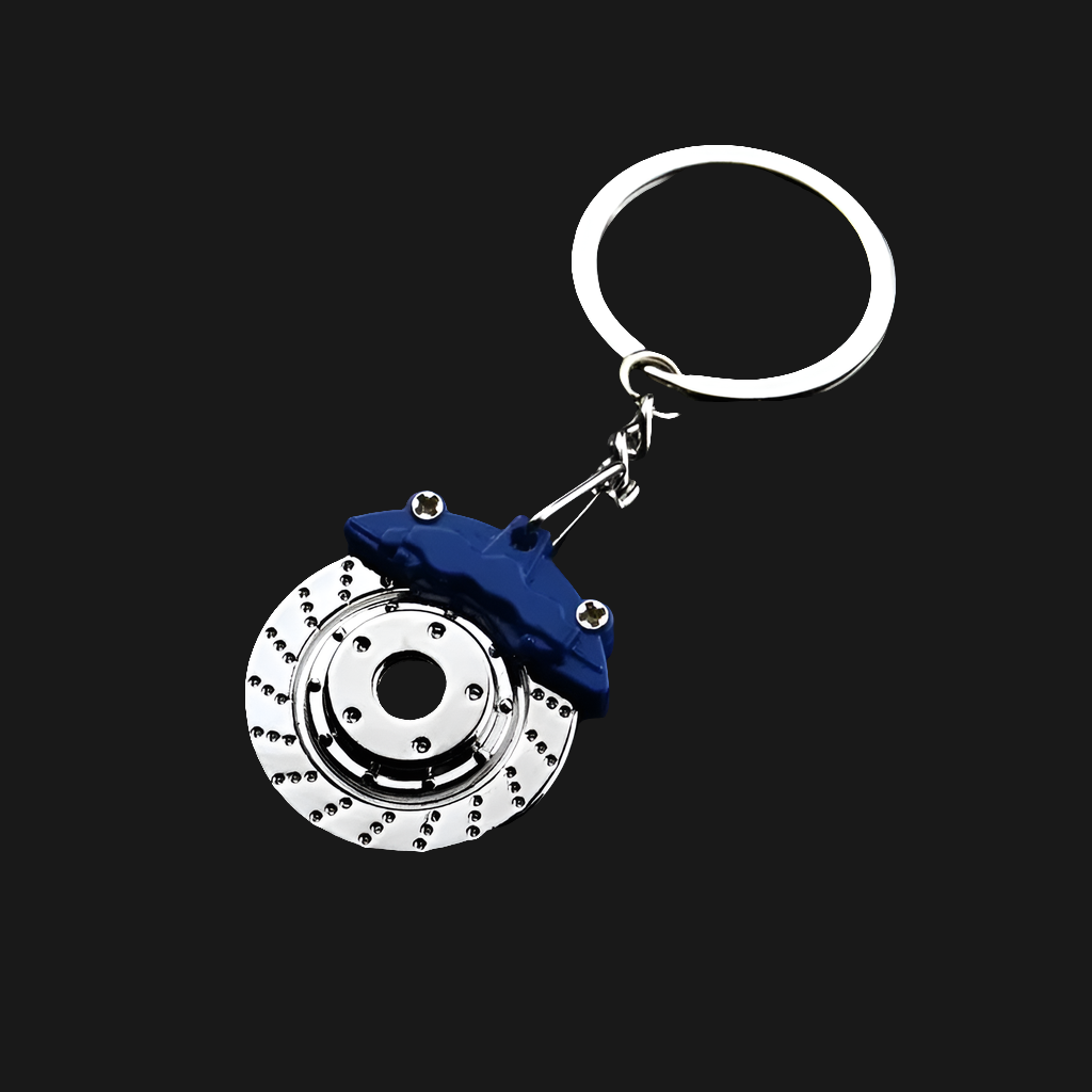 Metal Car Wheel Keychain