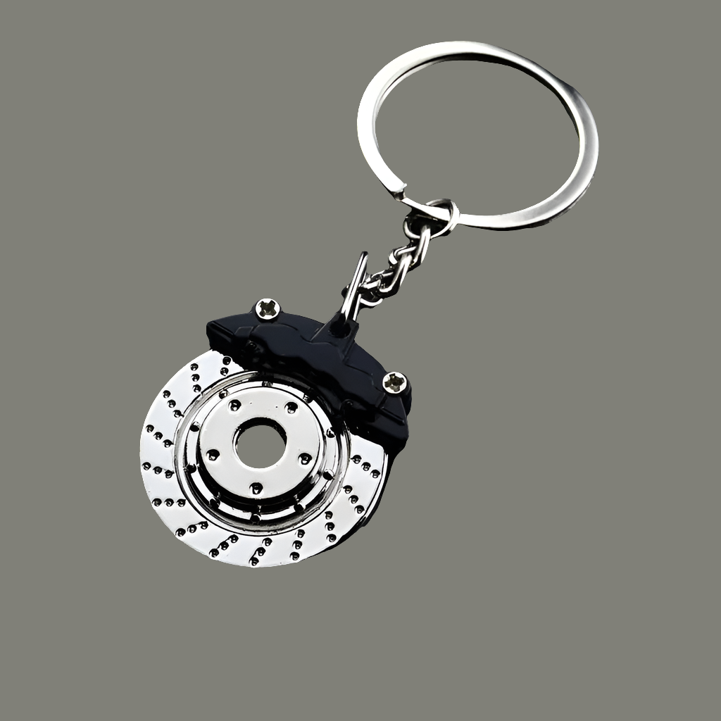 Metal Car Wheel Keychain